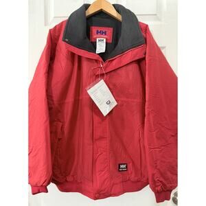 NWT Red MENS HELLY HANSEN HELLY JACKET RN #73983 CA #26405 THINSULATE LARGE